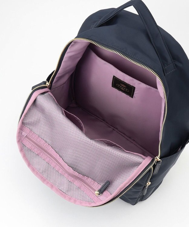 TOCCA 【WEB＆一部店舗限定・A4サイズ対応】VIA METRO BACKPACK バッグパック ネイビー系