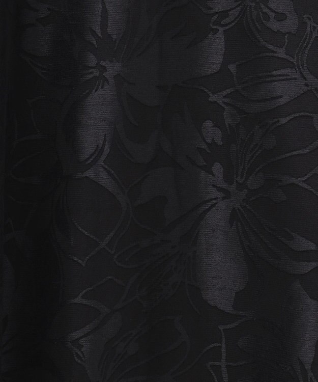 自由区 【XSサイズ～/洗える】フラワーオパール ワンピース ネイビー系