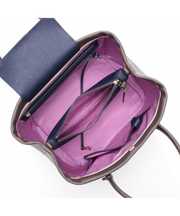 A.D.M.J. 【牛革】チェルボDカン付トート25cm スモグ