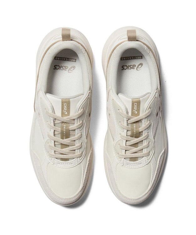 ASICS WALKING ゲルラシーロ レディース 2E相当 オフホワイト×オフホワイト