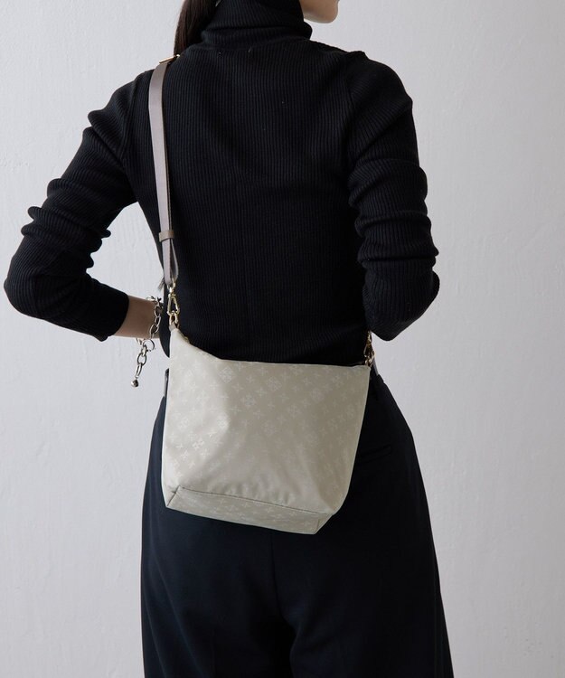 russet シンプルショルダーバッグ (CE-1243) Ecru