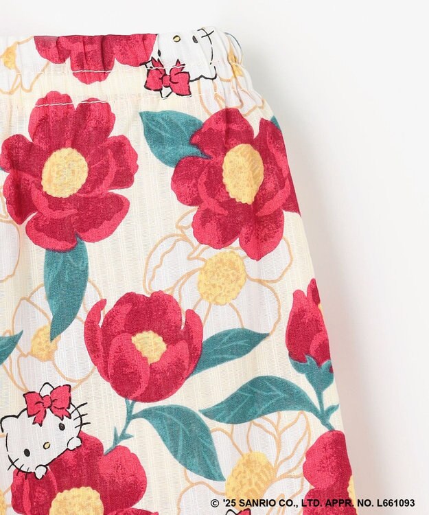 ANY KIDS 【any FAM×サンリオキャラクターズ】2WAY 甚平セット ハローキティ×牡丹