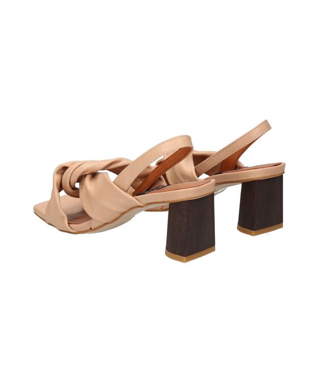 INTER-CHAUSSURES 【ANGEL ALARCON】スクエアトウクロスベルトサンダル ベージュ