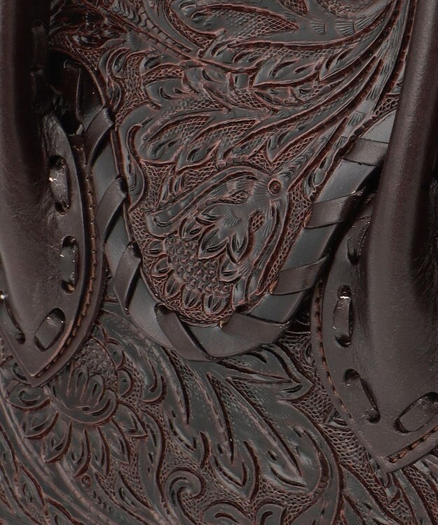 GRACE CONTINENTAL RollingSTHandbag ダークブラウン