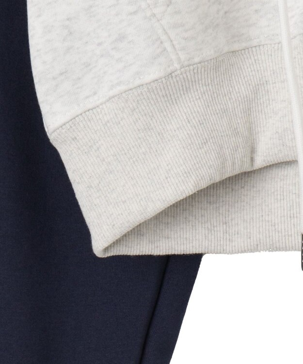 WEGO カレッジロゴラグランジップパーカー ネイビー