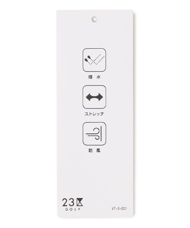 23区GOLF 【MEN】【撥水/防風/ストレッチ】悪天候の日にも活躍するストレッチ性抜群のエアリージャージーブルゾン ネイビー系