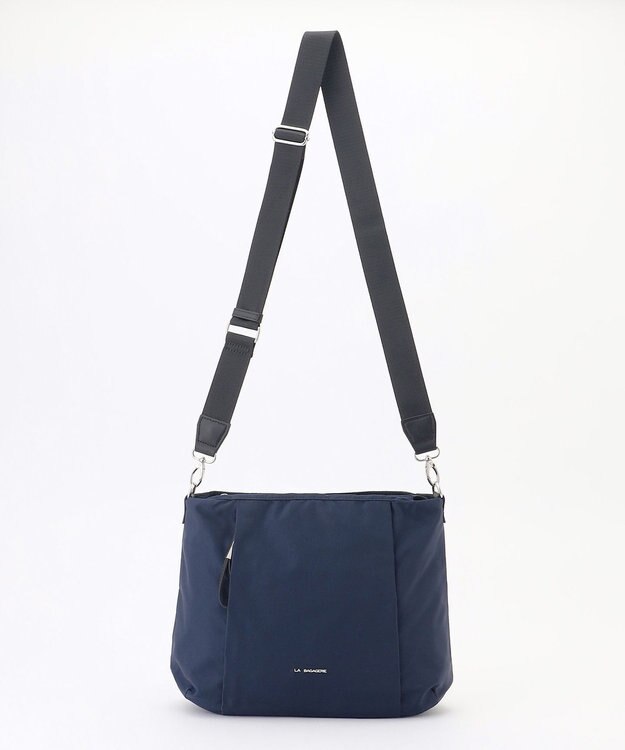 LA BAGAGERIE 多収納ナイロン2WAYショルダー ネイビー