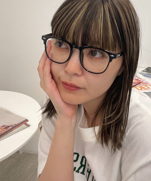 WEGO 【ユニセックス着用ITEM】セルフレームアイウェア 柄1