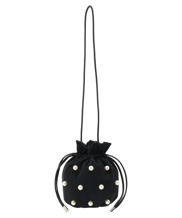 Green Parks ・ＫＯＳＳＯＲＥＣＯ　パール巾着ショルダー Black