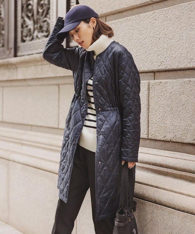 23区 チャーム付き キャンバス トートバッグ ブラック系