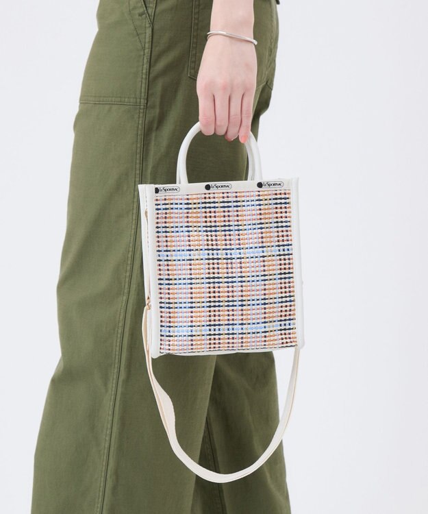 LeSportsac WOVEN MINI N/S TOTE/マルチメッシュサンド マルチメッシュサンド