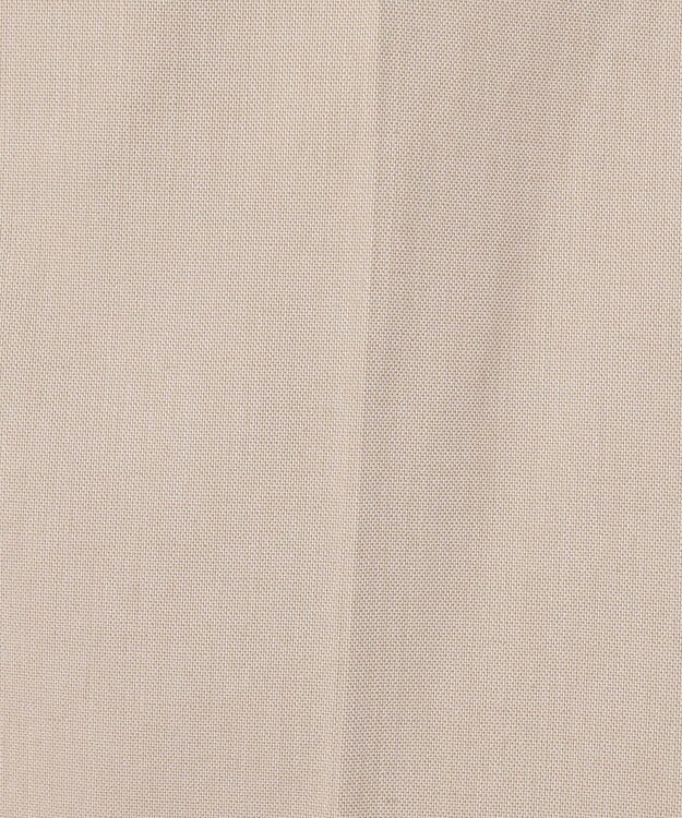 自由区 L 【接触冷感・UVカット・吸水速乾・洗える】シェルタリングオックスストレート パンツ シャンブレーベージュ