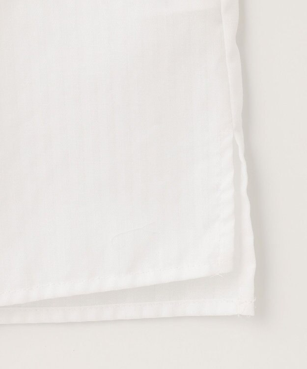 J.PRESS LADIES S 【洗える】ボイルEASYCARE バンドカラー ブラウス ホワイト系