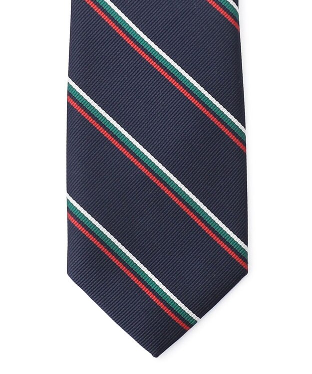 J.PRESS MEN 【定番】オーセンティックレジメンタル ネクタイ グリーン系1