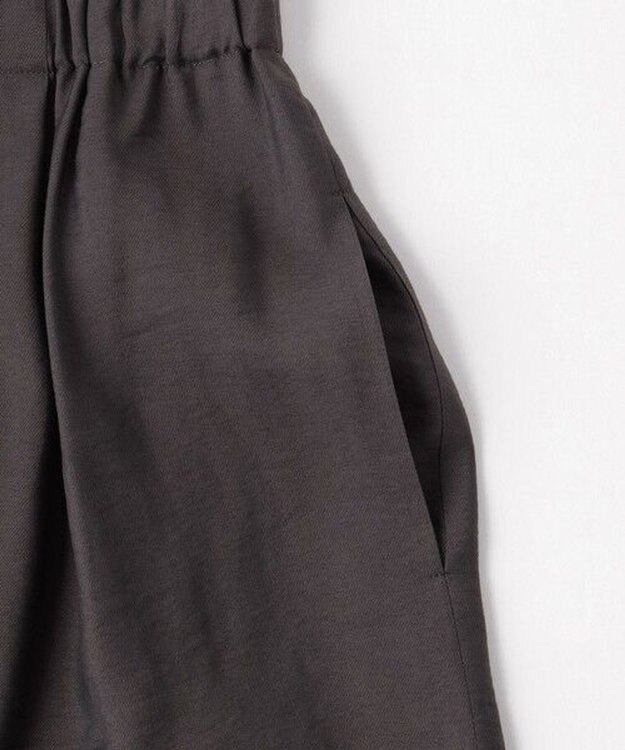 自由区 S 【カタログ掲載・ご好評アイテム・累計2500本・新色追加・ウエストゴム・セットアップ対応】エアリーツイルキュロット パンツ バーント