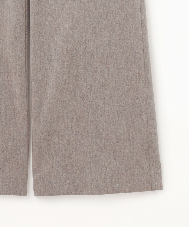 自由区 S 【WEB限定カラーあり・撥水加工・洗える】TRギャバストレート パンツ モカ