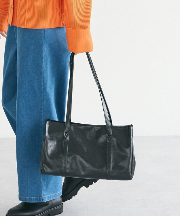 CRAFT STANDARD BOUTIQUE ヴィンテージライクスクエアトートバッグ Black