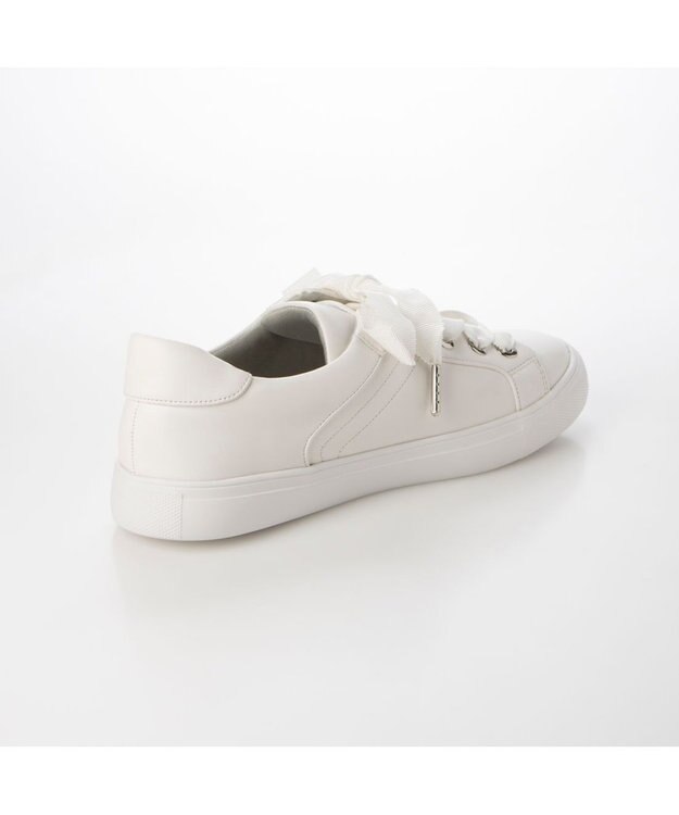 MODE ET JACOMO <carino>【レイン対応】【軽量】リボンスニーカー ホワイト