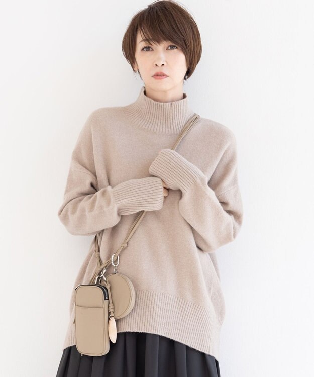 united bamboo 【辺見えみりさんコラボ】スマホポーチセット ベージュ系