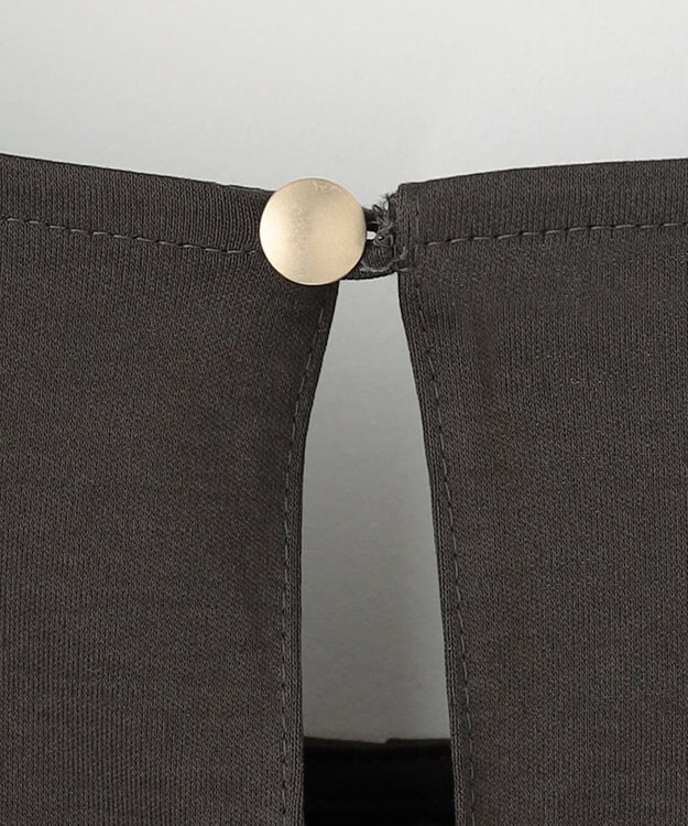 23区 【GLOW8月号掲載/洗える】スムースコンビジャージー ランタンスリーブ カットソー ブラウン