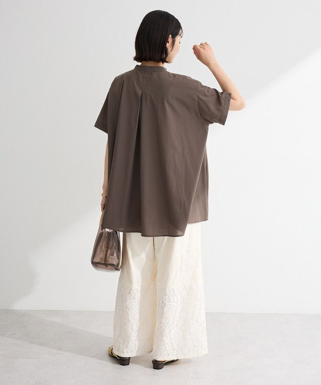 Green Parks 【WEB限定】ウエストタックシャツチュニックⅢ Charcoal Gray