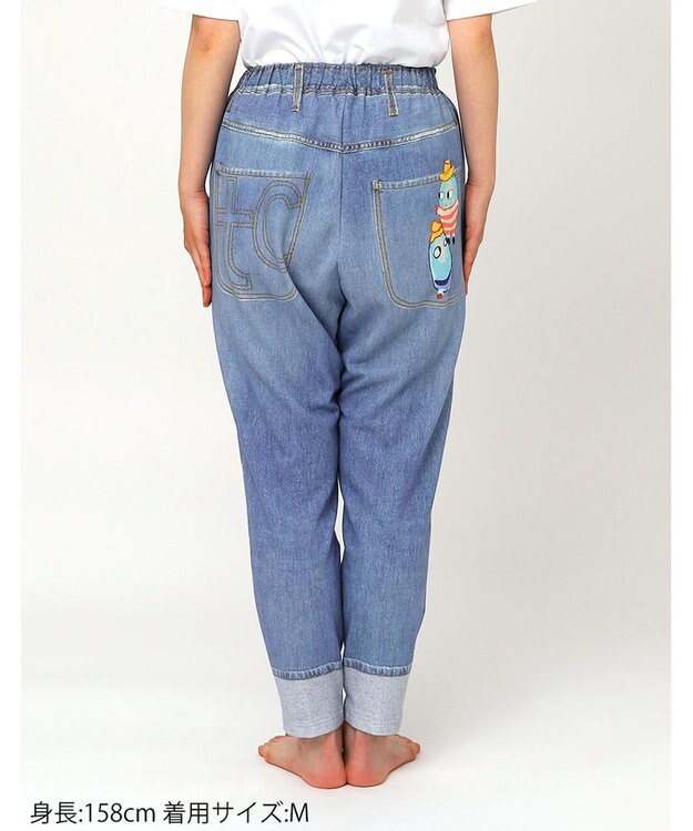 tsumori chisato SLEEP ツモリチサト ボトムス 綿100%(本体) ミニ裏毛素材 長ズボン レディース UOX587 /ワコール ブルー