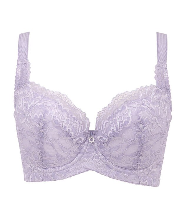 BRADELIS New York 【BRADELIS New York/コンパクト補整】サポートバックラインブラ23S1 グラマーさん向け 脇や背中をスッキリさせる補正ブラ ラベンダー