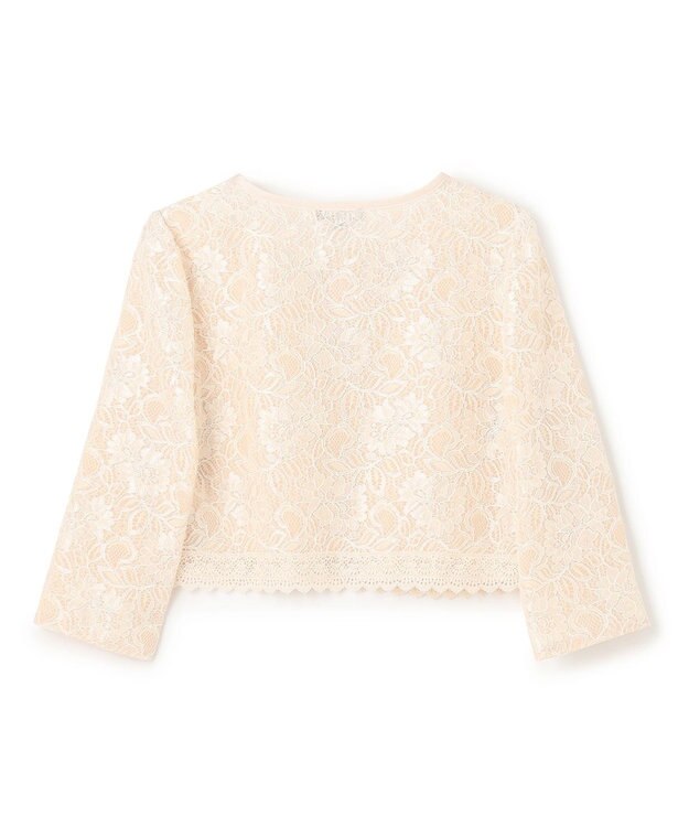 TOCCA TRANSPARENT LACE BOLERO ボレロ ベージュ系