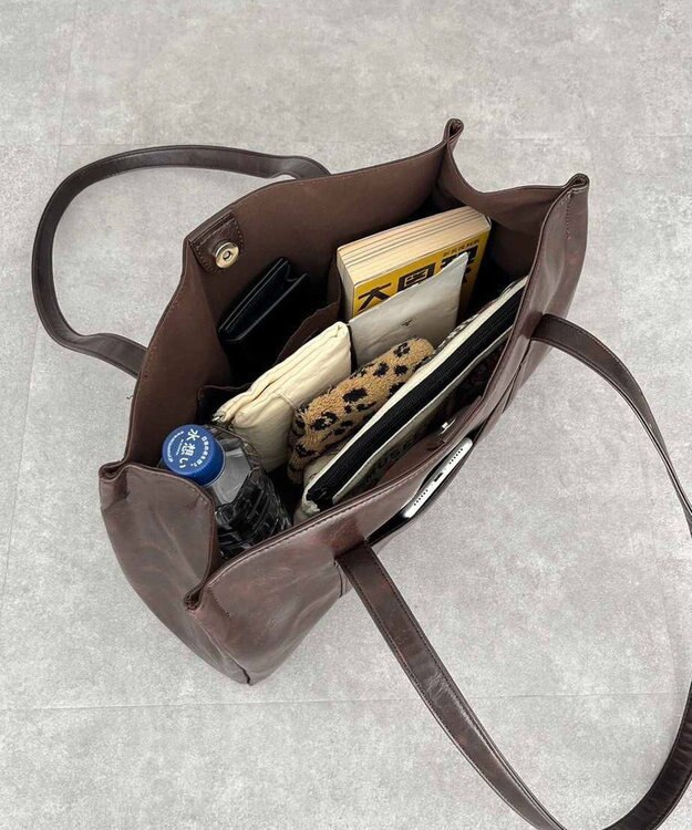 CRAFT STANDARD BOUTIQUE ヴィンテージライクスクエアトートバッグ Brown