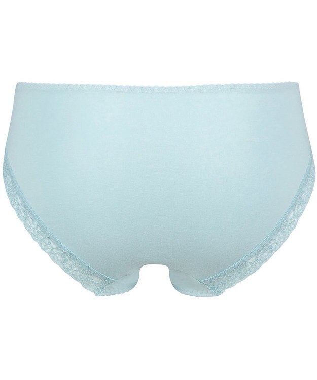 Wing ショーツ KB2060とペア 綿混素材（身生地部） やさしいはきごこち ナチュラルアップブラ はきこみ丈あさめ KF3360 ウイング／ワコール ターコイズ