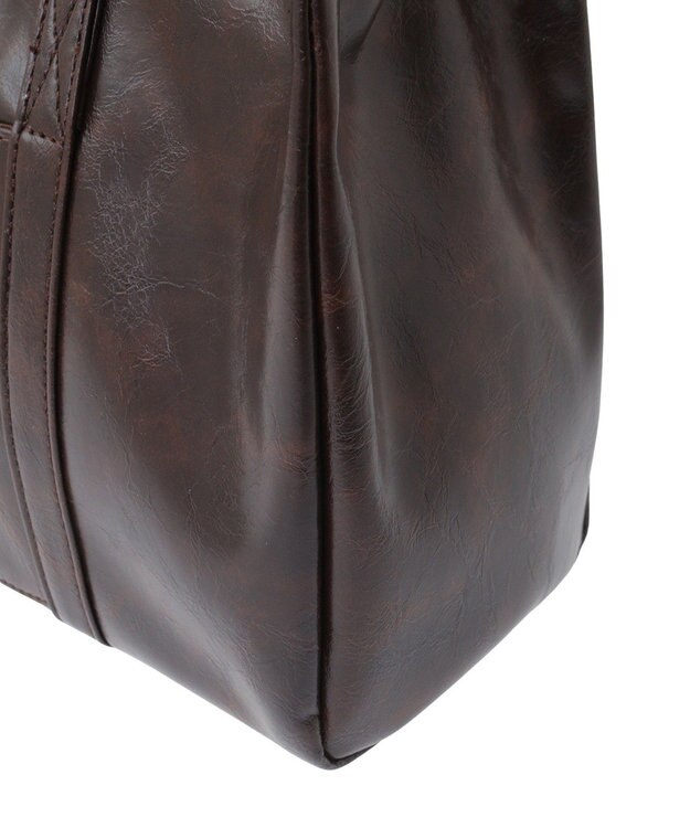 CRAFT STANDARD BOUTIQUE ヴィンテージライクスクエアトートバッグ Brown