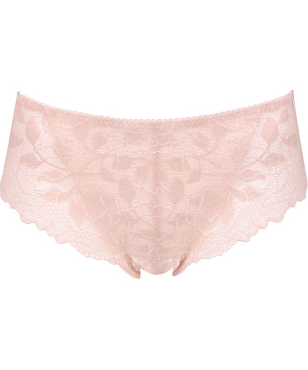 WACOAL 【GOCOCi ゴコチ】 サニタリーショーツ はきこみ丈あさめ 総レース 普通～多い日対応 羽根つきナプキン対応 CGG295とペア PGG196 /ワコール ピンク