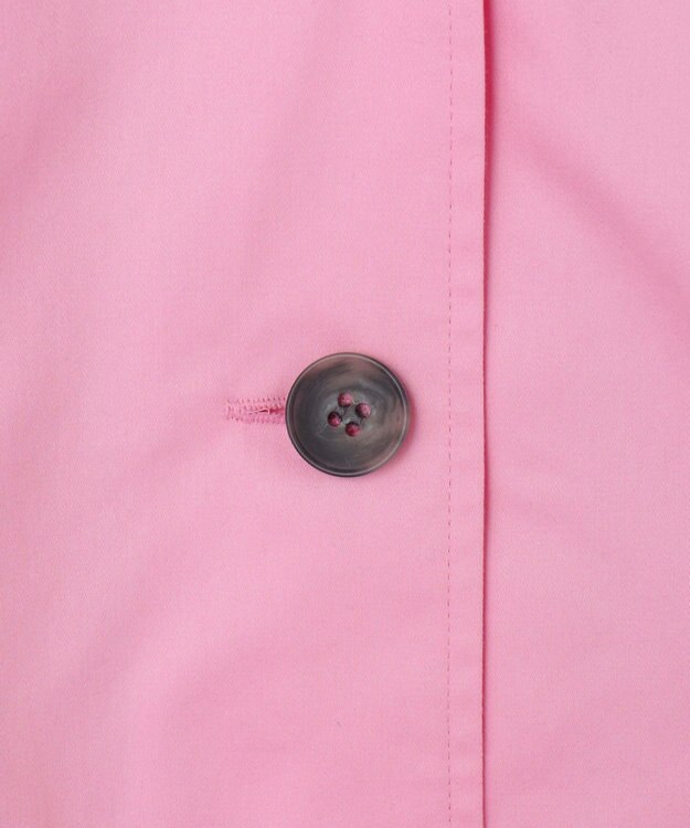 uncrave コットンクロスプレーン ペプラムジレブラウス ピンク