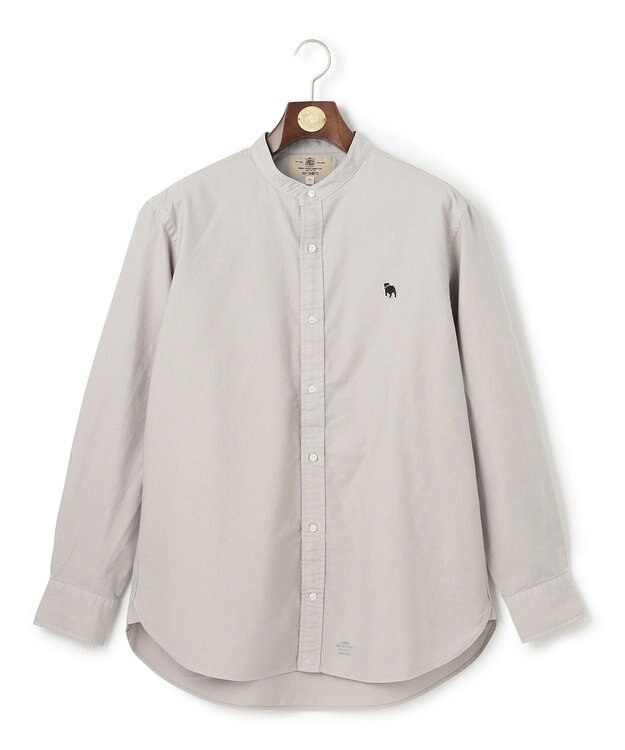J.PRESS MEN 【IVY COLLECTION】【KING SIZE】バックブル オックスガーメントダイ シャツ グレー系