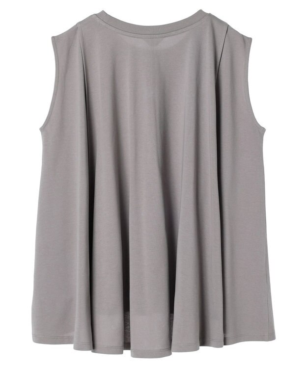 AMERICAN HOLIC 接触冷感バックフレアノースリーブプルオーバー Gray