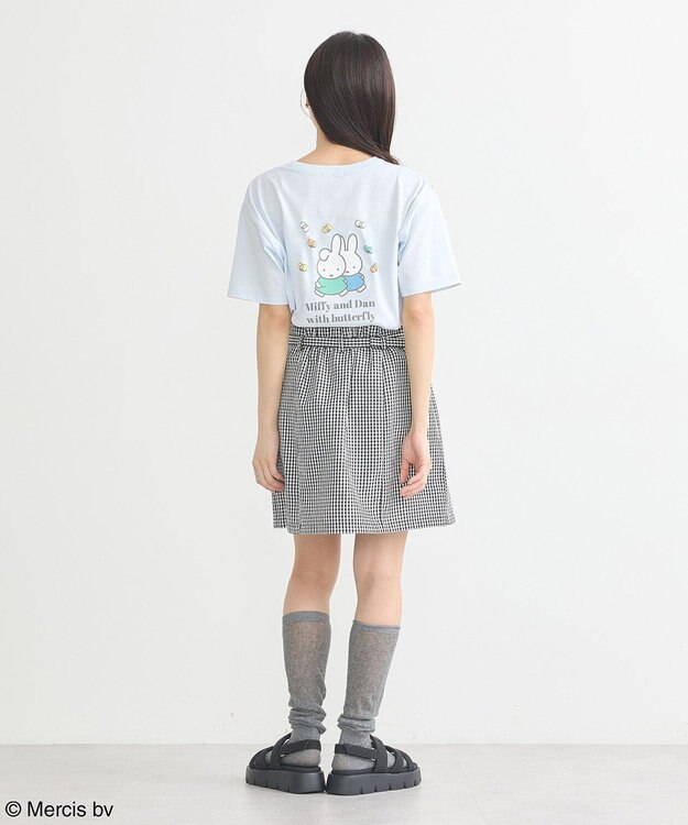 earth music&ecology ｍｉｆｆｙ／ｅａｒｔｈ　ミッフィーフレンズレギュラーＴ Light Blue