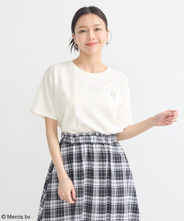 earth music&ecology ｍｉｆｆｙ／ｅａｒｔｈ　ミッフィーフレンズレギュラーＴ Light Yellow