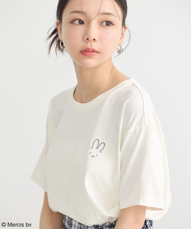 earth music&ecology ｍｉｆｆｙ／ｅａｒｔｈ　ミッフィーフレンズレギュラーＴ Light Yellow
