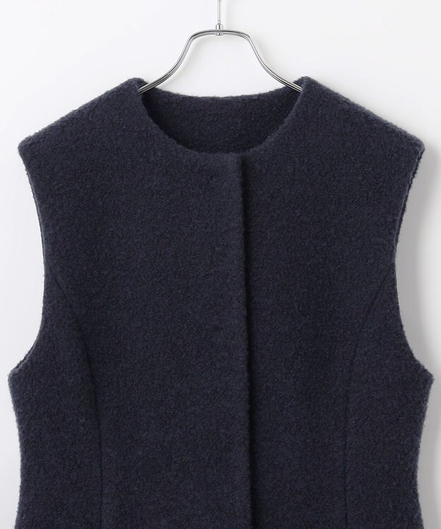 #Newans ポッテリ―シルエットジレ ネイビー