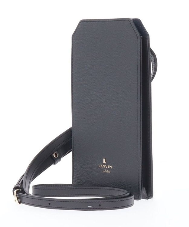 LANVIN en Bleu リュクサンブール スマホショルダー ネイビー