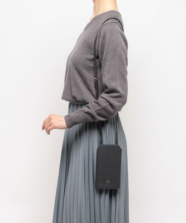 LANVIN en Bleu リュクサンブール スマホショルダー ネイビー