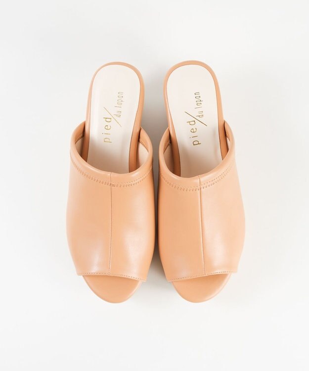 BONTRE 【pied du lapan/ピエドラパン】ストレッチミュールサンダル/50755ZI オレンジ