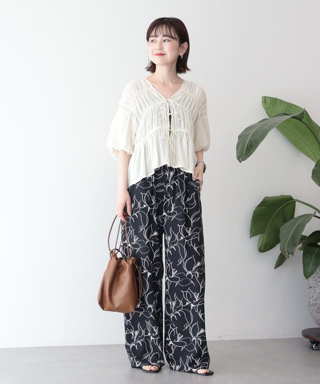 AMERICAN HOLIC フロントリボンブラウス Ivory