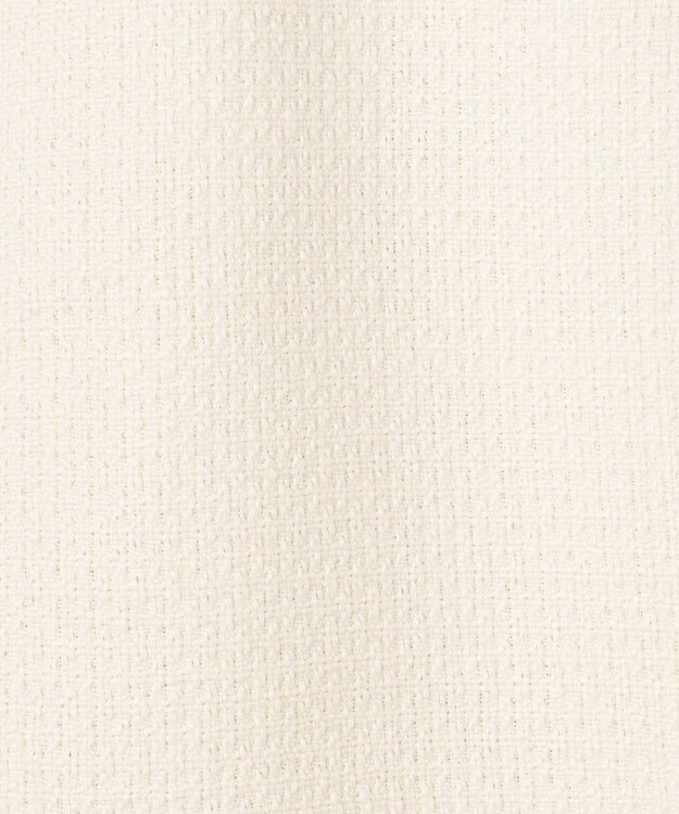 Feroux 【洗える】BOXタックミドル丈 スカート アイボリー系