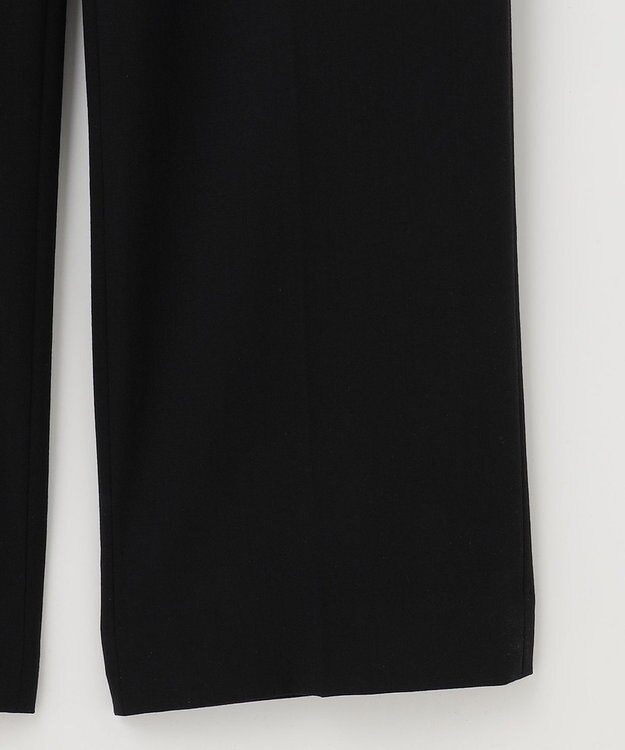 J.PRESS LADIES L 【リクルート対応】テフロンカームスキン ストレート パンツ ブラック系