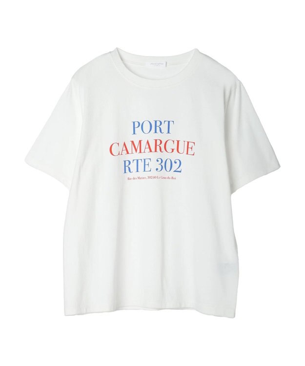 Green Parks ２色カラーロゴレギュラーＴシャツ Off White