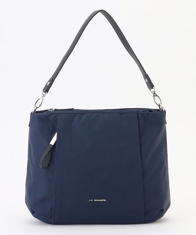 LA BAGAGERIE 多収納ナイロン2WAYショルダー ネイビー