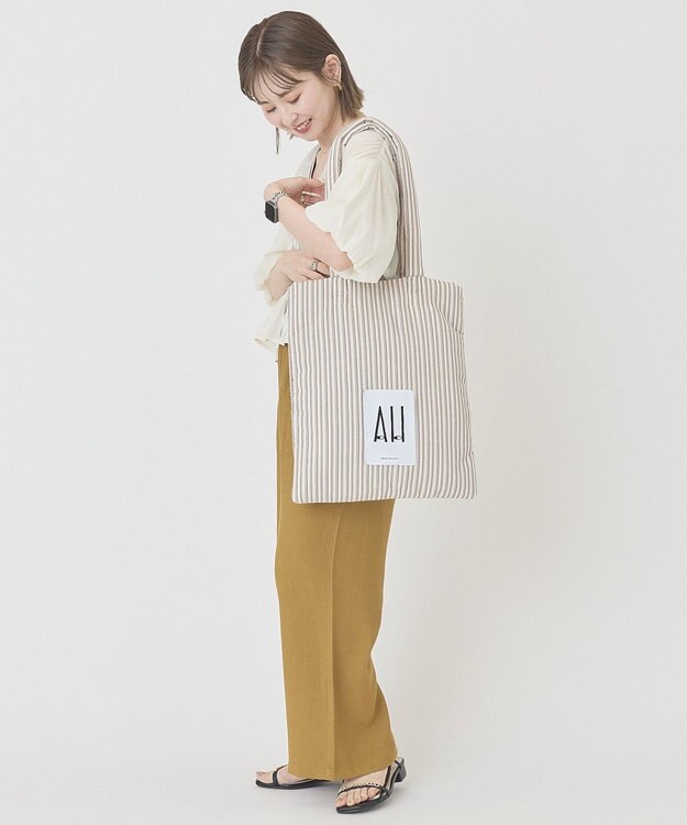 AMERICAN HOLIC パテッドホリホリトートバッグ2 Beige