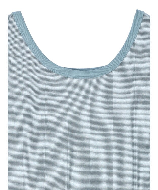 CRAFT STANDARD BOUTIQUE レトロ柄前後２ＷＡＹタンクトップ Blue