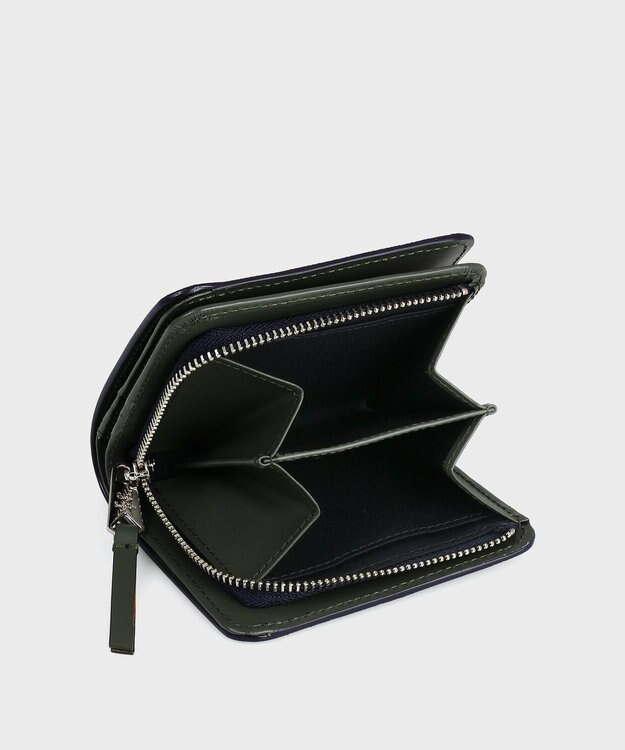 Paul Smith ブライトストライププラー 2つ折り財布 ブラック